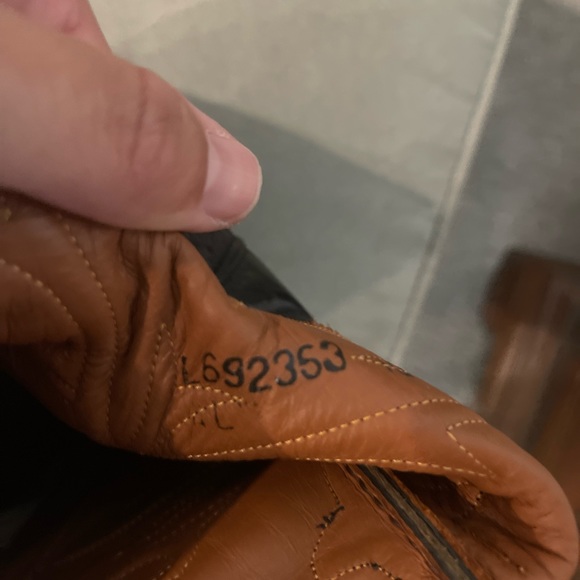 Men’s Lucchese Boots Size 10 Black Kangaroo - Picture 5 of 7